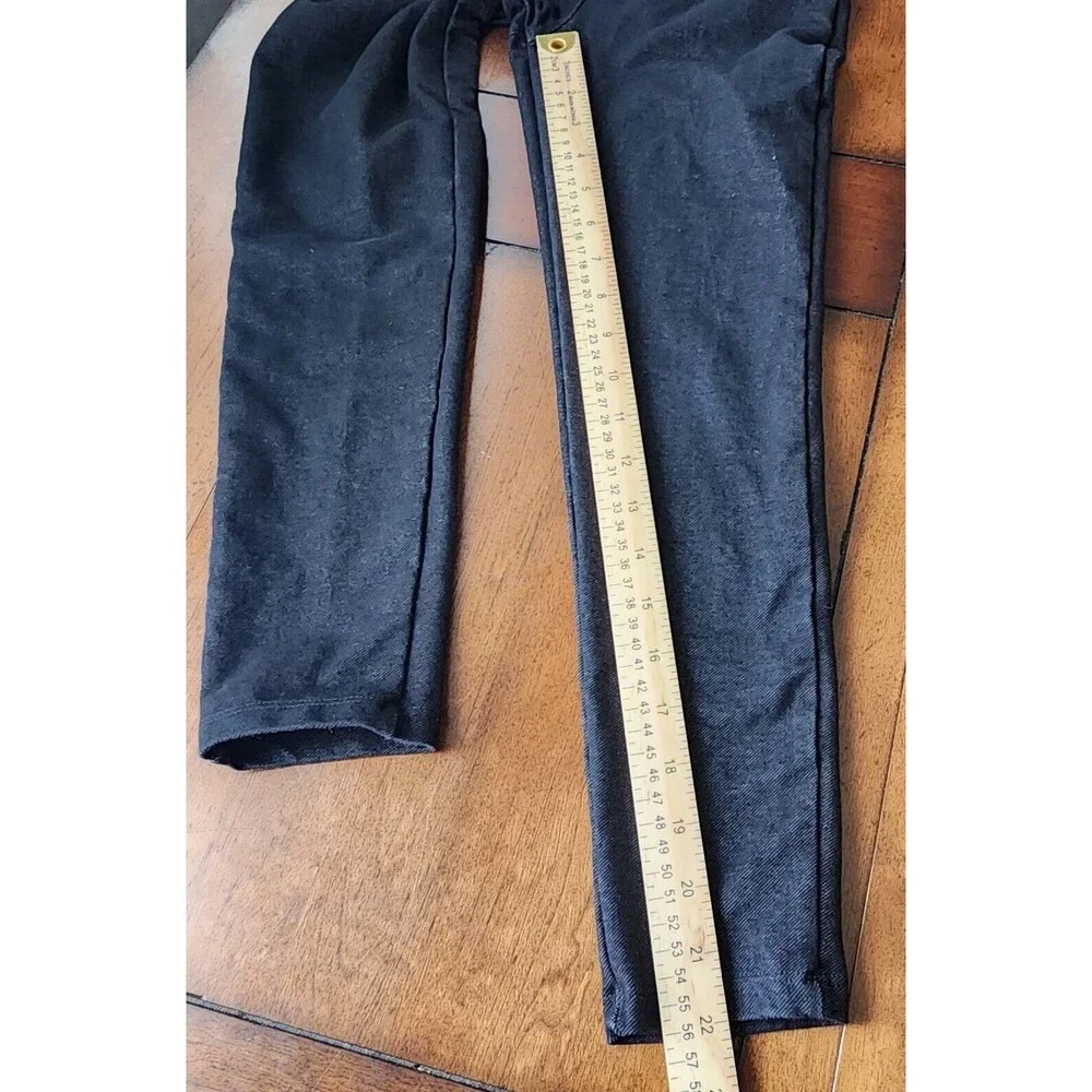 Gap Kids Girls Black Legging Jeans Pull On Elastic Waist Size Large